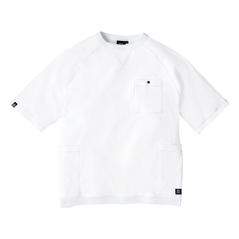 コーコス信岡 5ポケット半袖Tシャツ G-947 ホワイト 5L 1枚（ご注文単位1枚）【直送品】