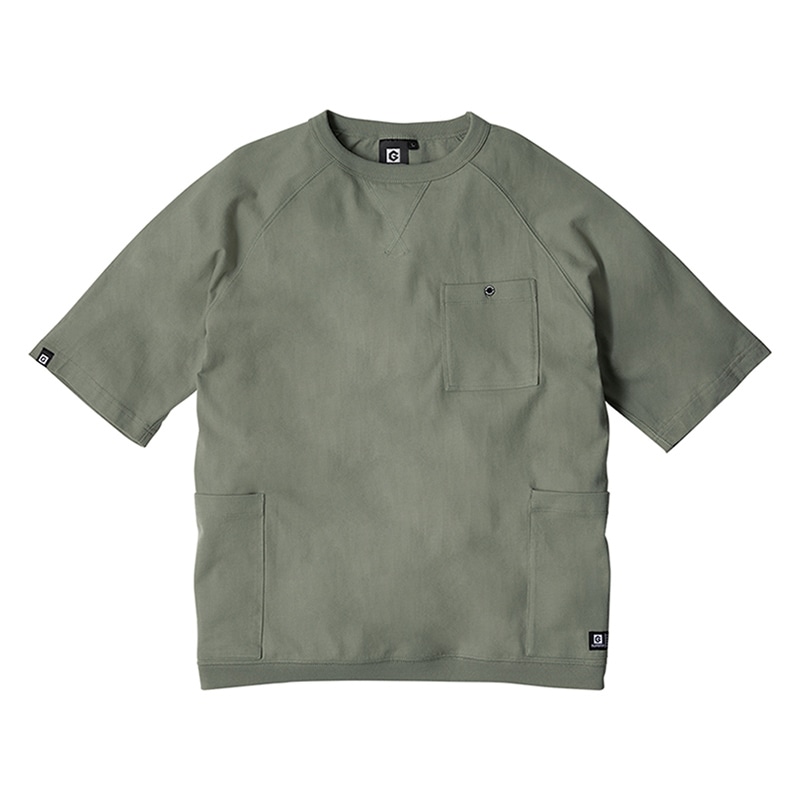 コーコス信岡 5ポケット半袖Tシャツ G-947 シダー L 1枚（ご注文単位1枚）【直送品】