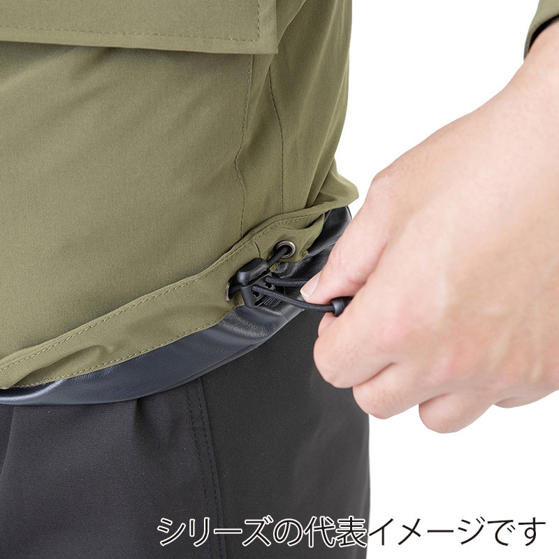 コーコス信岡 4WAY ストレッチ レインスーツ G-5410 アーミー L 1個(ご注文単位1個)【直送品】