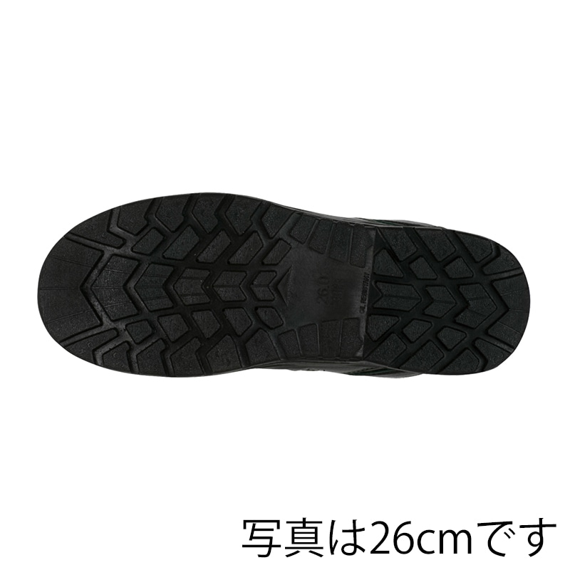 コーコス信岡 セーフティスニーカー ブラック A-32000 24cm 1組(ご注文単位1組)【直送品】