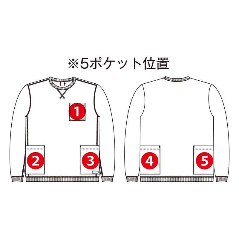 コーコス信岡 5ポケット長袖Tシャツ G-958 サーフブルー SS 1枚(ご注文単位1枚)【直送品】