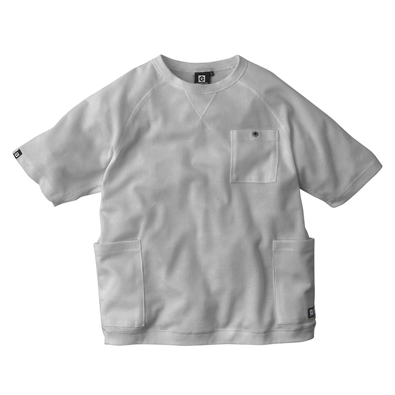 コーコス信岡 5ポケット半袖Tシャツ G-437 グレー L 1枚（ご注文単位1枚）【直送品】