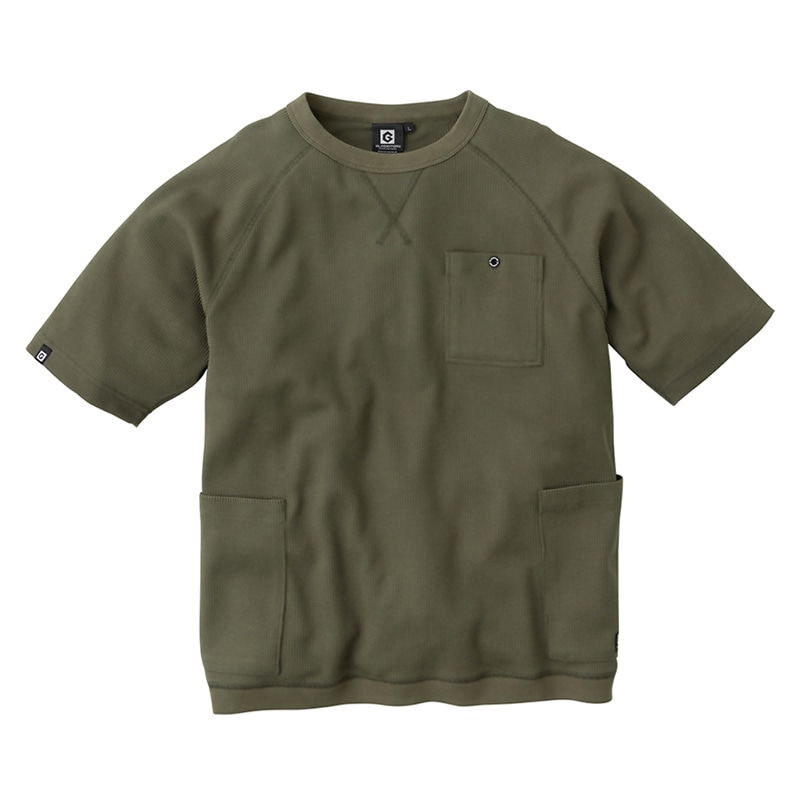 コーコス信岡 5ポケット半袖Tシャツ G-437 アーミー SS 1枚（ご注文単位1枚）【直送品】