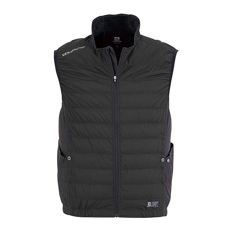 コーコス信岡 ボルトクール 風ダウンベスト G-7729 ブラック SS 1枚(ご注文単位1枚)【直送品】