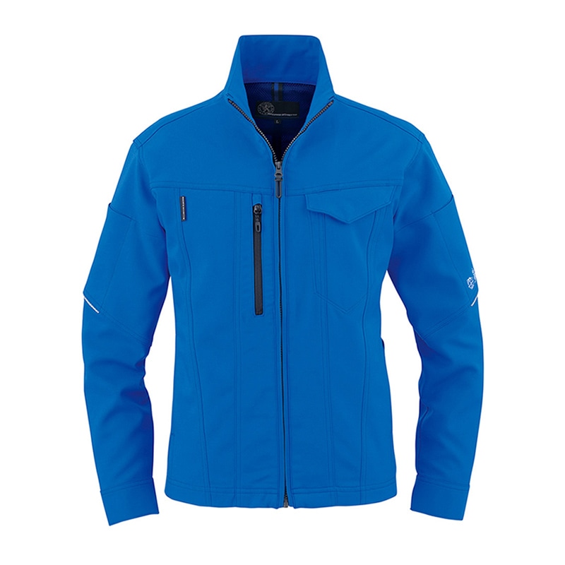 コーコス信岡 エコ・ストレッチ ブルゾン AE-9150 ブルー M 1枚(ご注文単位1枚)【直送品】