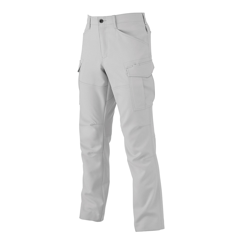 コーコス信岡 エコ・ストレッチ カーゴパンツ AE-9155 シルバー SS 1枚（ご注文単位1枚）【直送品】