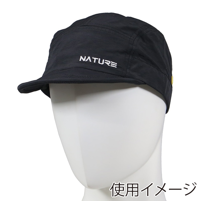 コーコス信岡 ランニングキャップ FF-200 ブラック F 1個（ご注文単位1個）【直送品】