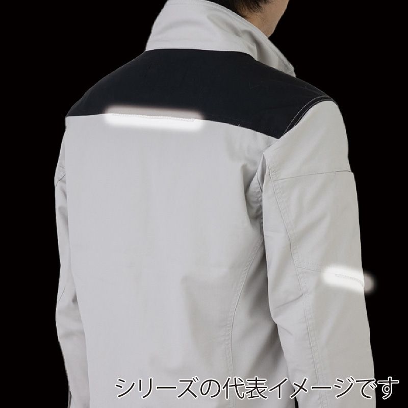 コーコス信岡 ストレッチ半袖ブルゾン AG-3080 ネイビー M 1枚(ご注文単位1枚)【直送品】