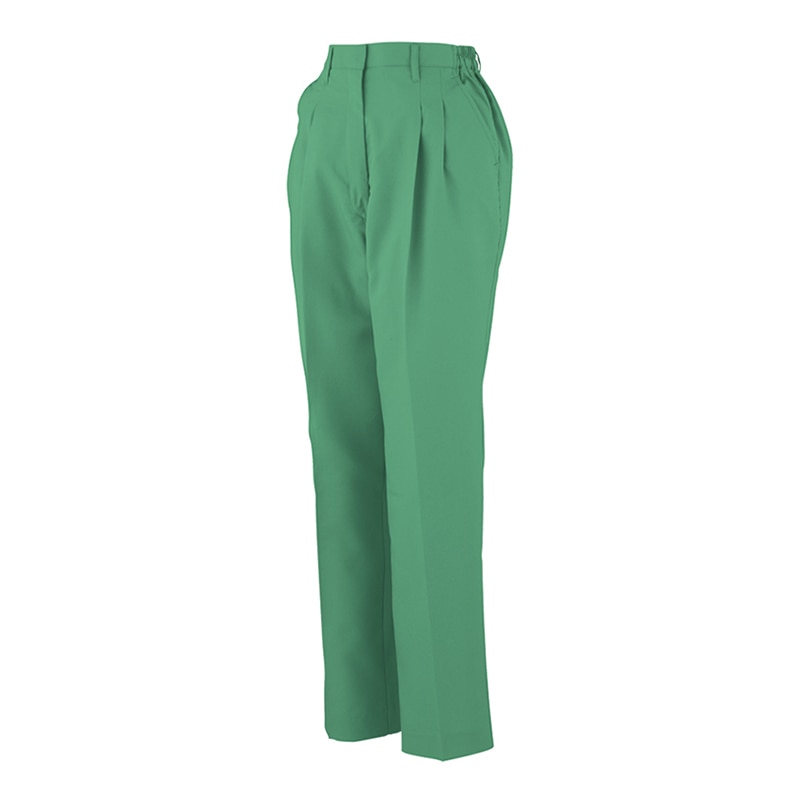 コーコス信岡 エコ・製品制電 レディースツータックスラックス A-3364 グリーン M 1枚(ご注文単位1枚)【直送品】