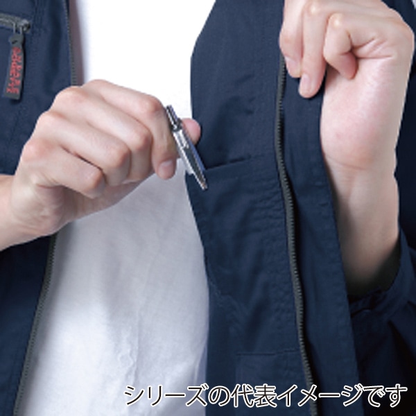 コーコス信岡 半袖ブルゾン A-760 ブラックサファイア LL 1枚（ご注文単位1枚）【直送品】