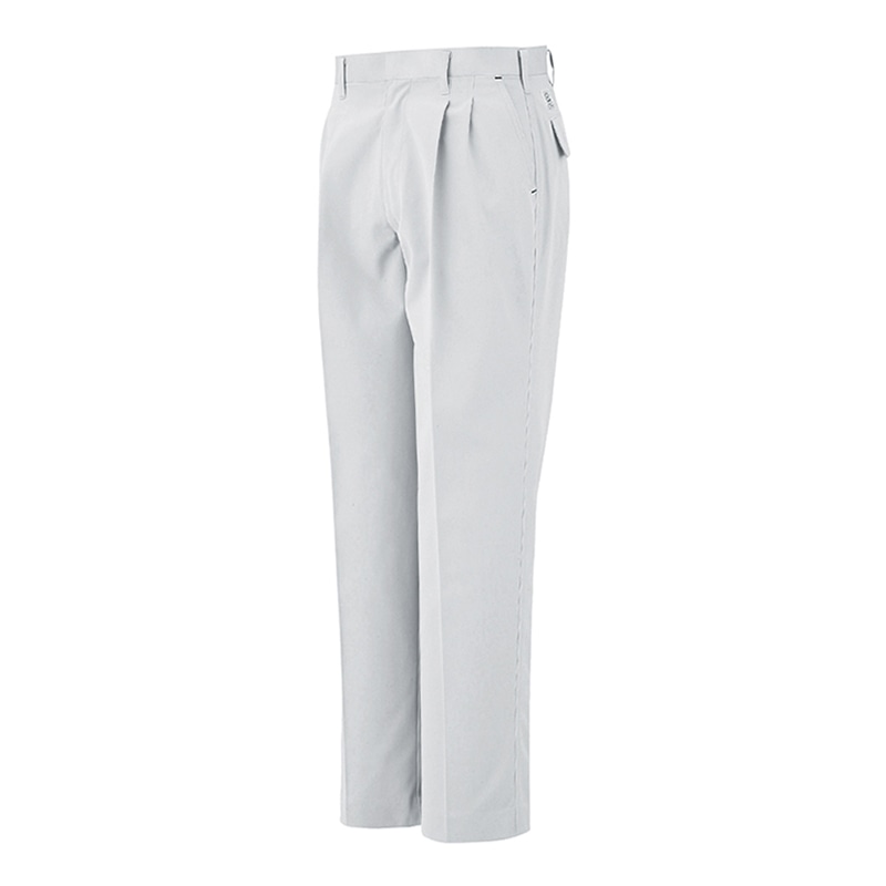 コーコス信岡 エコ5IVEスター ツータックスラックス A-1153 シルバースパーダ 106cm 1枚（ご注文単位1枚）【直送品】
