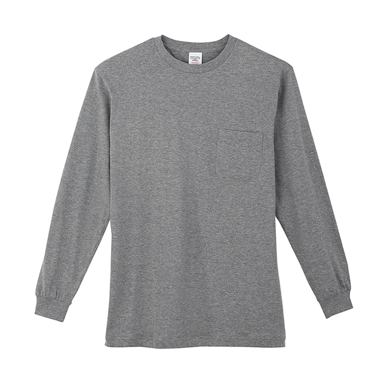 コーコス信岡 長袖Tシャツ 3008 モクグレー 4L 1枚(ご注文単位1枚)【直送品】