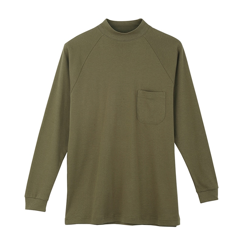 コーコス信岡 長袖ハイネックTシャツ 3018 サファリ 3L 1枚(ご注文単位1枚)【直送品】