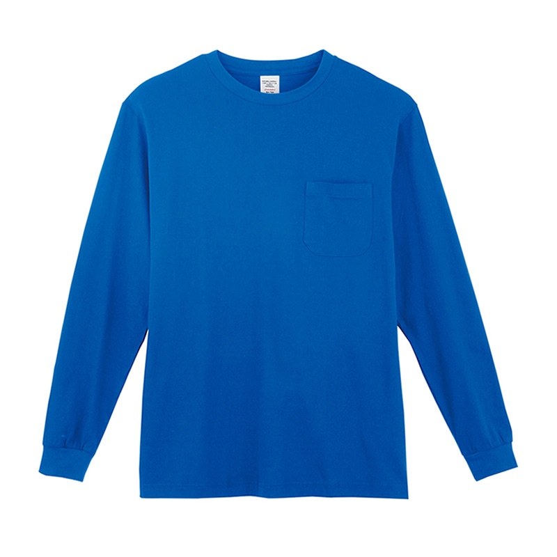 コーコス信岡 長袖Tシャツ 3008 ブルー 3L 1枚(ご注文単位1枚)【直送品】