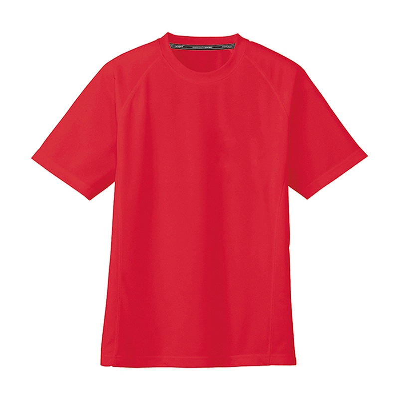 コーコス信岡 半袖Tシャツ 胸ポケットなし AS-647 レッド 3L 1枚（ご注文単位1枚）【直送品】