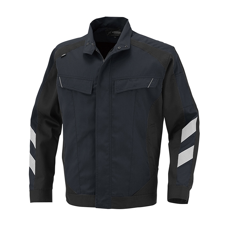 コーコス信岡 長袖ブルゾン A-3071 チャコール 3L 1枚(ご注文単位1枚)【直送品】