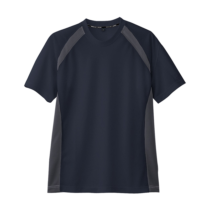 コーコス信岡 半袖Tシャツ AS-627 ネイビー SS 1枚（ご注文単位1枚）【直送品】