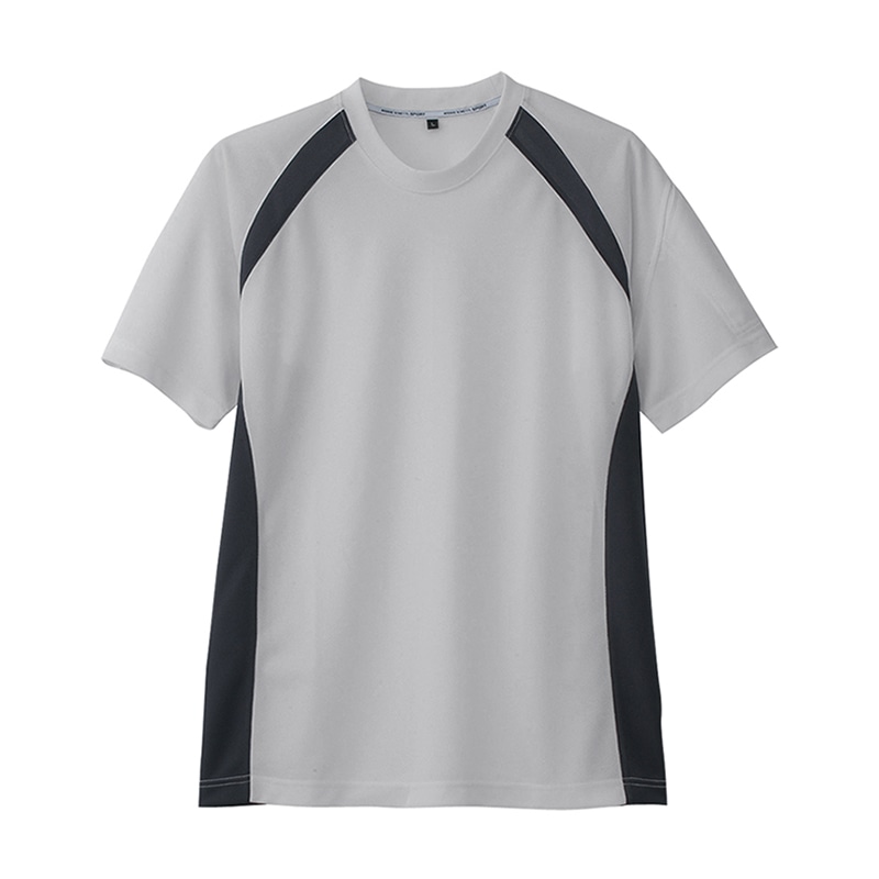 コーコス信岡 半袖Tシャツ AS-627 シルバー SS 1枚（ご注文単位1枚）【直送品】