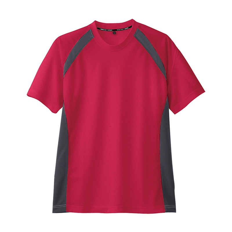 コーコス信岡 半袖Tシャツ AS-627 レッド 3L 1枚（ご注文単位1枚）【直送品】