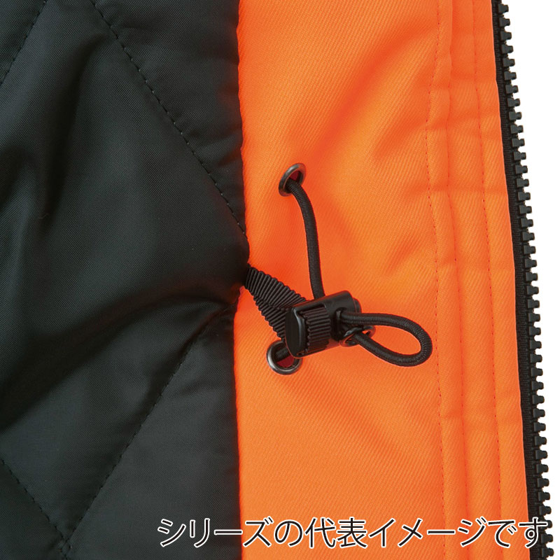 コーコス信岡 高視認性 安全防水防寒コート CS-2426 オレンジ LL 1枚(ご注文単位1枚)【直送品】