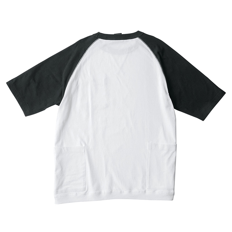 コーコス信岡 5ポケット半袖Tシャツ G-947 ネイビー×ホワイト L 1枚(ご注文単位1枚)【直送品】