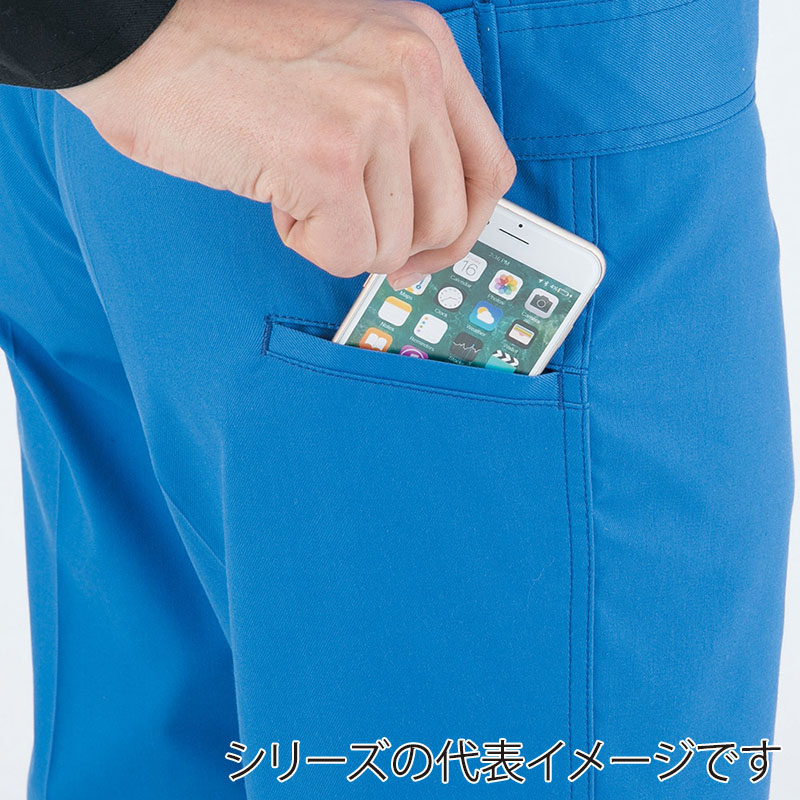 コーコス信岡 消臭・ストレッチ ノータックスラックス A-2073 スカイブルー 70cm 1枚(ご注文単位1枚)【直送品】