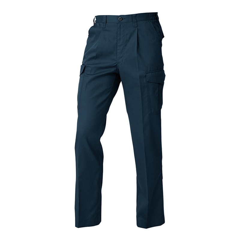 コーコス信岡 ワンタックカーゴパンツ 脇ゴム 秋冬対応 A-4176 ネイビー SS 1枚（ご注文単位1枚）【直送品】