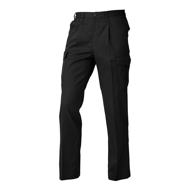 コーコス信岡 ワンタックカーゴパンツ 脇ゴム 秋冬対応 A-4176 ブラック SS 1枚（ご注文単位1枚）【直送品】