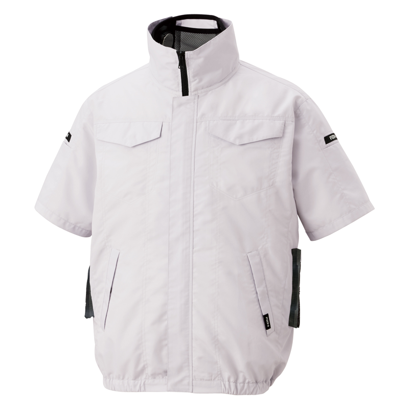 FZN 空調風神服 半袖ブルゾン シルバー S KF92620 1枚（ご注文単位1枚）【直送品】