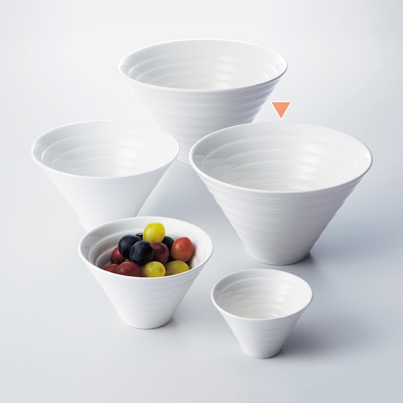 ミヤザキ食器 エムスタイル グランデビアンカ コニカルボール L GB8429 1個（ご注文単位3個）【直送品】