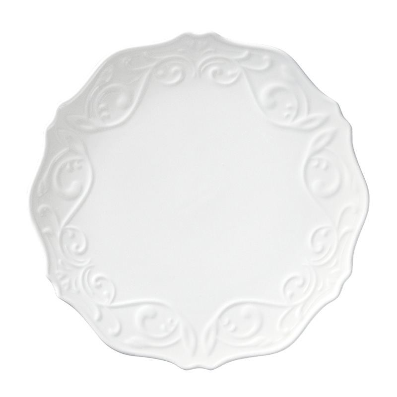 ミヤザキ食器 エムスタイル ドルチェコレクション ラウンドプレート 27cm DL27161 1個（ご注文単位4個）【直送品】