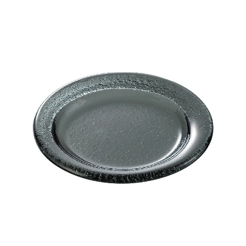 ミヤザキ食器 アクサム ポルカ ラウンドディッシュ ブラック PO0209BK 1個（ご注文単位6個）【直送品】