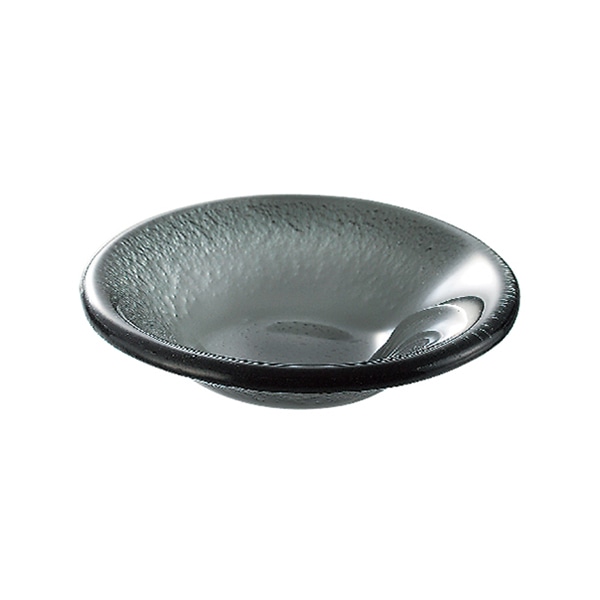 ミヤザキ食器 アクサム ポルカ クープディッシュ ブラック PO0709BK 1個（ご注文単位6個）【直送品】