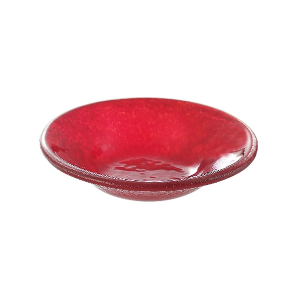 ミヤザキ食器 アクサム ポルカ クープディッシュ レッド PO0709RD 1個（ご注文単位6個）【直送品】