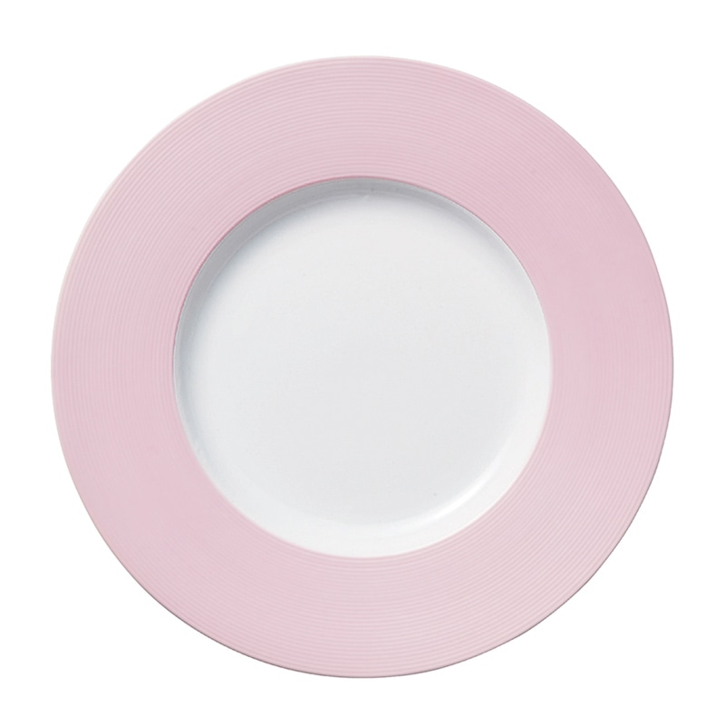 ミヤザキ食器 エムスタイル イルデパン カラー プレート 28cm ピンク XIL2801PK 1個（ご注文単位4個）【直送品】