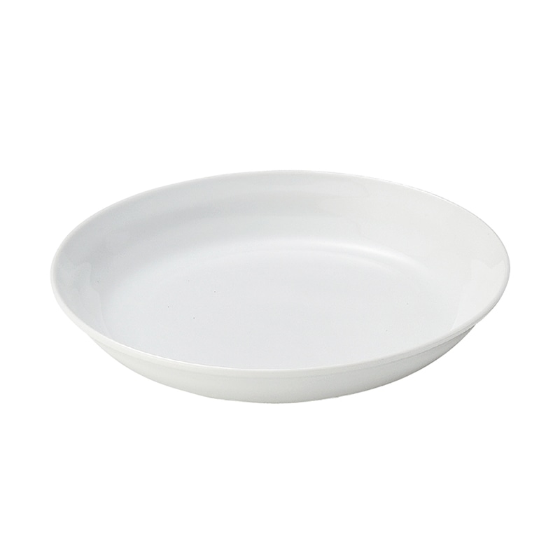 ミヤザキ食器 エムスタイル 白砂 7.0深皿 MJ02-001 1個（ご注文単位1個）【直送品】