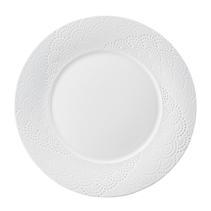ミヤザキ食器 エムスタイル マグネシア サージ プレート 29cm シャイン MG2961SUSW 1個（ご注文単位4個）【直送品】
