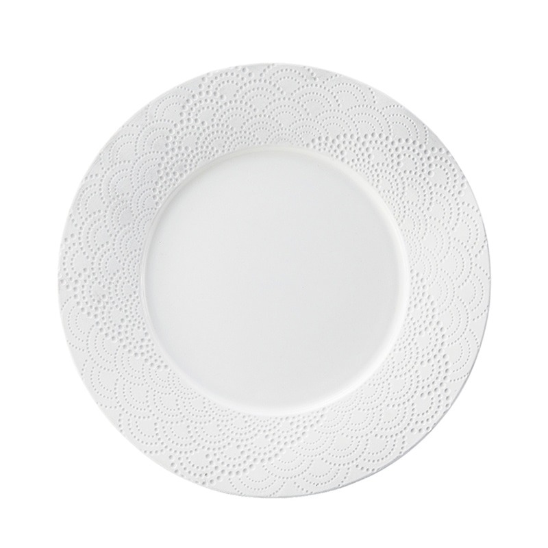 ミヤザキ食器 エムスタイル マグネシア サージ プレート 19cm マット MG1961SUMW 1個（ご注文単位4個）【直送品】