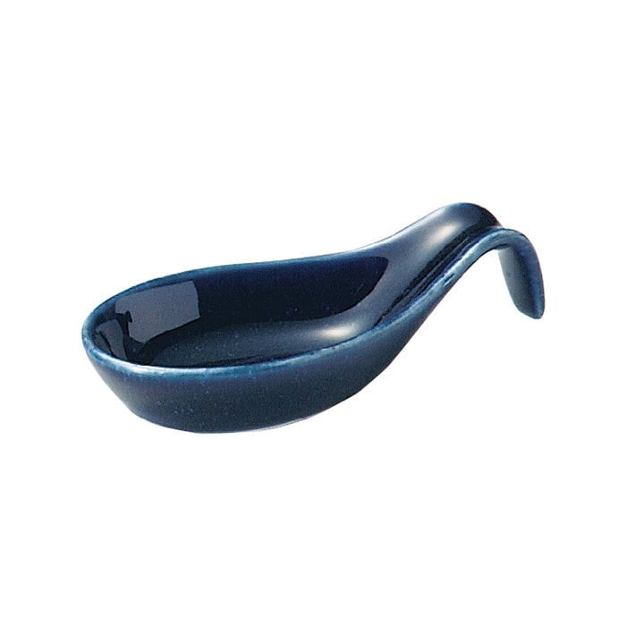 ミヤザキ食器 エムスタイル ニューヨークアクセサリー アミューズスプーンB ブルー NY0609BL 1個（ご注文単位6個）【直送品】