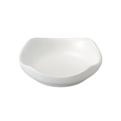 ミヤザキ食器 エムスタイル アンビエンテ 変形角鉢 S ホワイト AM345CWH 1個（ご注文単位6個）【直送品】