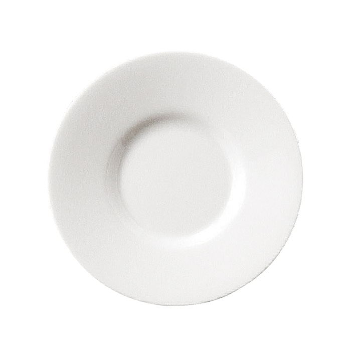 ミヤザキ食器 エムスタイル トッカータ デミタスソーサー ホワイト TT0205WH 1個（ご注文単位4個）【直送品】