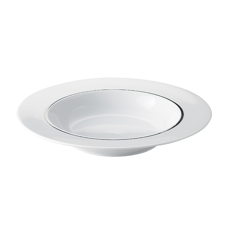 ミヤザキ食器 エムスタイル トッカータ クーププレート 28cm プラチナ TT2802PL 1個（ご注文単位8個）【直送品】