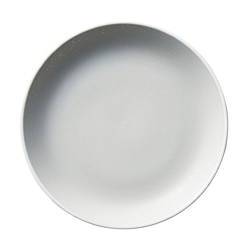 ミヤザキ食器 エムスタイル 梨花 プレート 26cm グレー RN2601GY 1個（ご注文単位6個）【直送品】