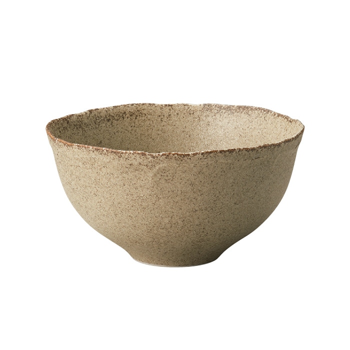 ミヤザキ食器 エムスタイル 梨花 ボール 13cm ベージュ RN1313BE 1個(ご注文単位6個)【直送品】