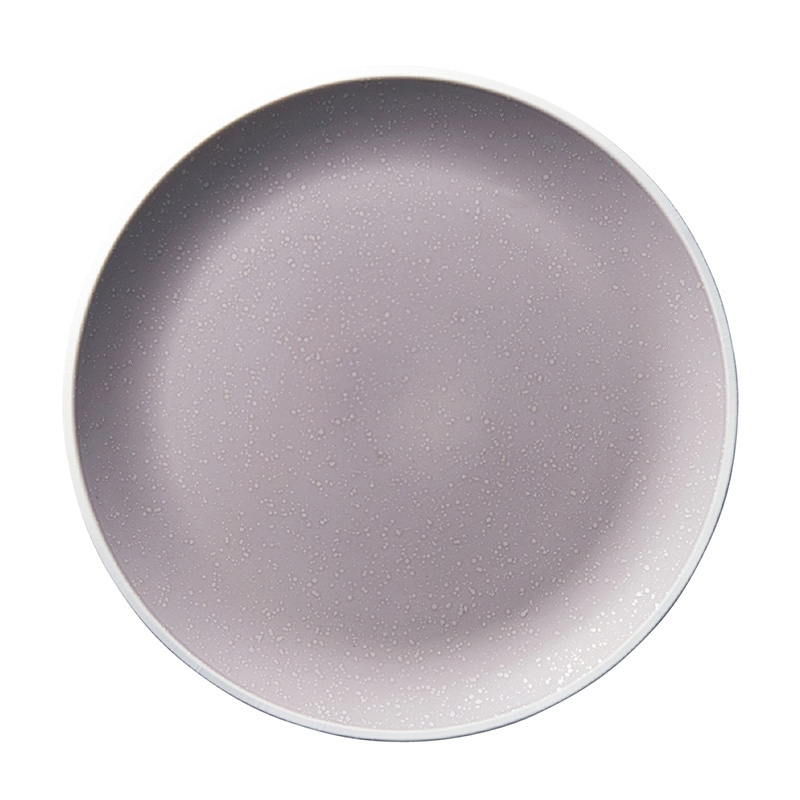 ミヤザキ食器 エムスタイル アンジー プレート 26.5cm マットパープル AG2601PU 1個（ご注文単位3個）【直送品】