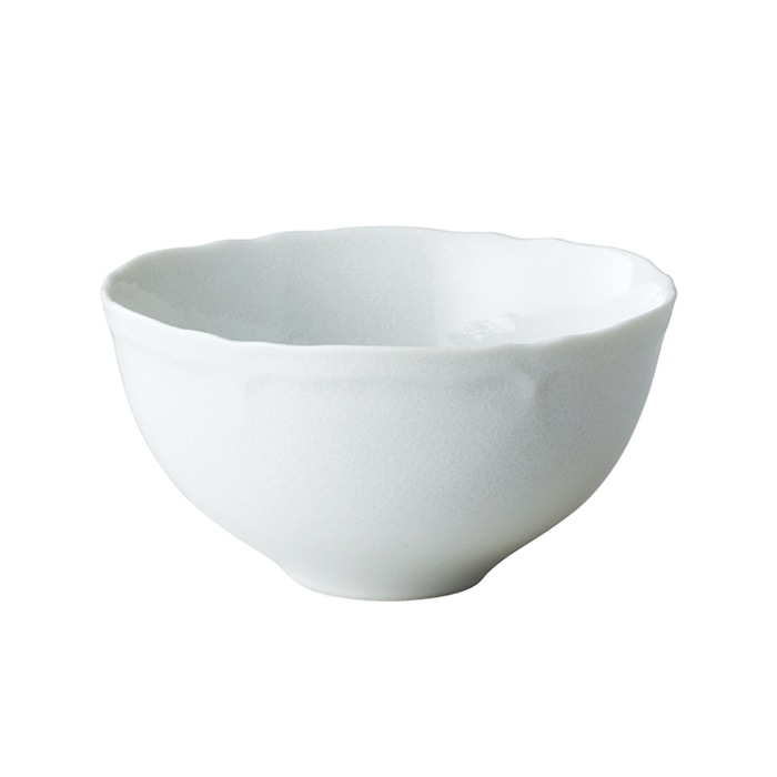 ミヤザキ食器 エムスタイル 梨花 ボール 13cm ホワイト RN1313WH 1個(ご注文単位6個)【直送品】