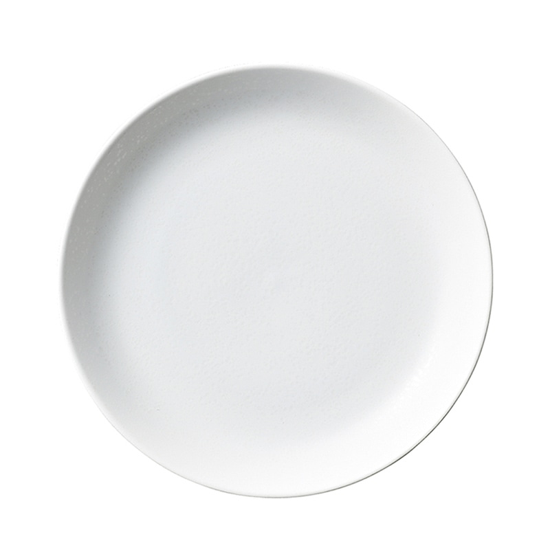 ミヤザキ食器 エムスタイル アンジー プレート 19cm マットホワイト AG1901MW 1個（ご注文単位6個）【直送品】