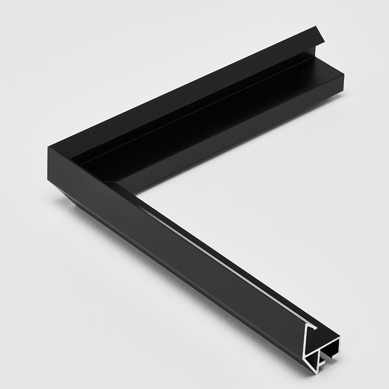 アルナ デッサン額・ポスターパネル CUT 八切 303×243mm マットブラックフレーム 1個(ご注文単位1個)【直送品】