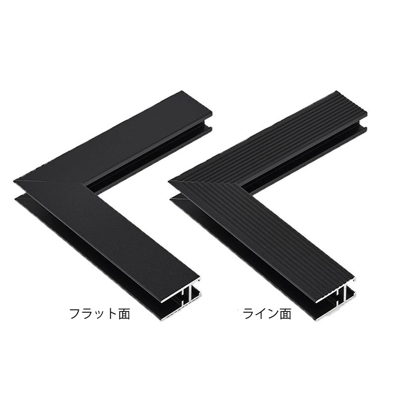 アルナ デッサン額 DUO 両面アクリル B5 257×182mm マットブラックフレーム 1個(ご注文単位1個)【直送品】
