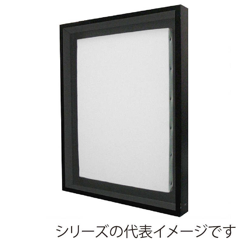 アルナ 仮縁 コア F-15 652×530mm ブラックフレーム 1個(ご注文単位1個)【直送品】